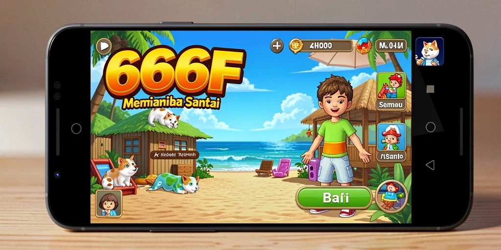 Tampilan gameplay menarik dari 666F yang memikat pemain.
