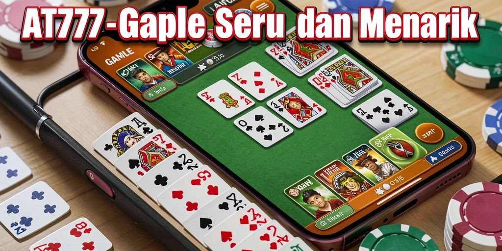 Screenshot gameplay AT777 menampilkan momen seru permainan Gaple.