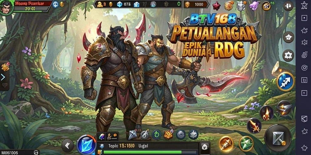 Tampilan gameplay BTV168 yang penuh aksi dan strategi.