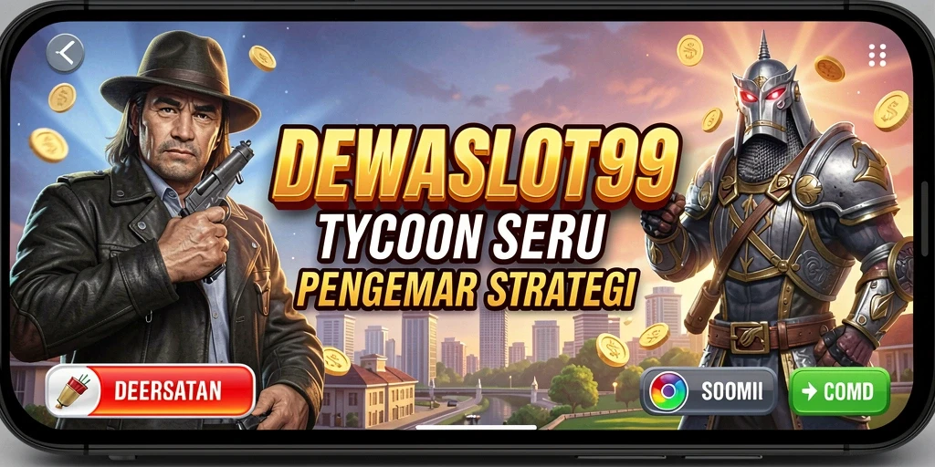 Tampilan dinamis gameplay DEWASLOT99 yang seru dan strategis.
