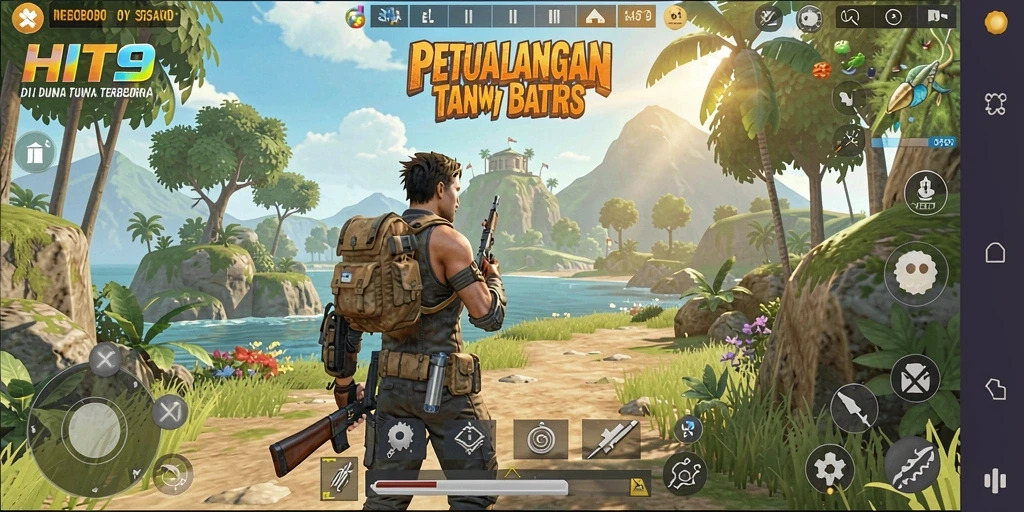 Tampilan gameplay HIT9 yang menakjubkan dalam eksplorasi dunia terbuka.
