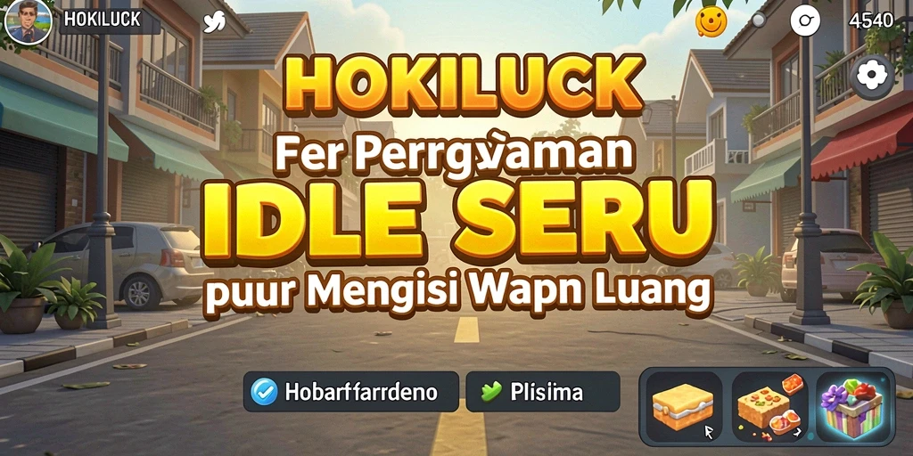 Tampilan gameplay seru HOKILUCK yang menampilkan elemen Idle.