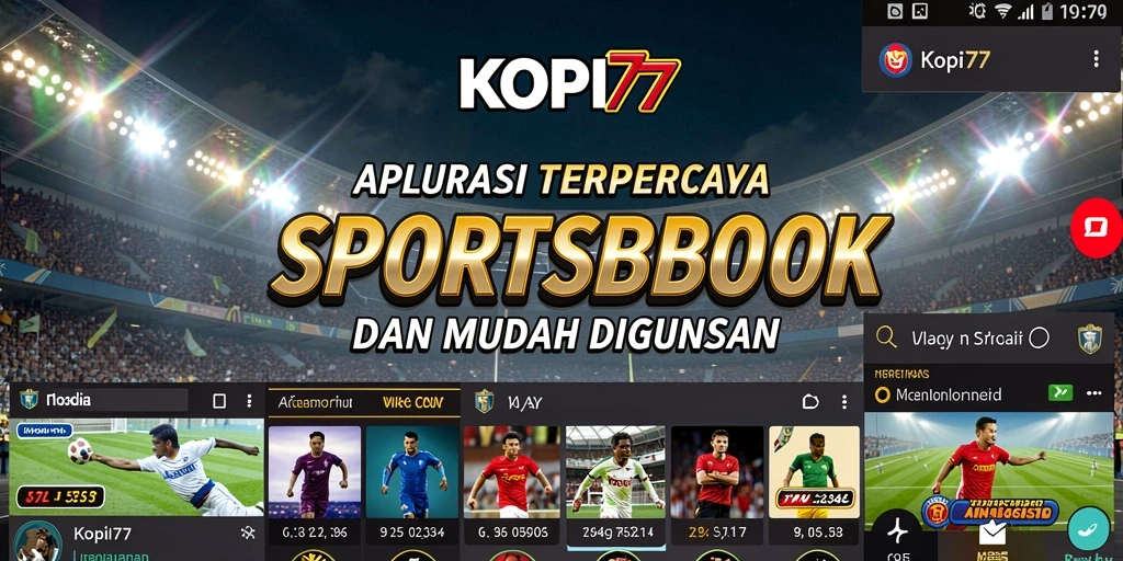 Tampilan gameplay menarik dalam aplikasi KOPI77 Sportsbook.