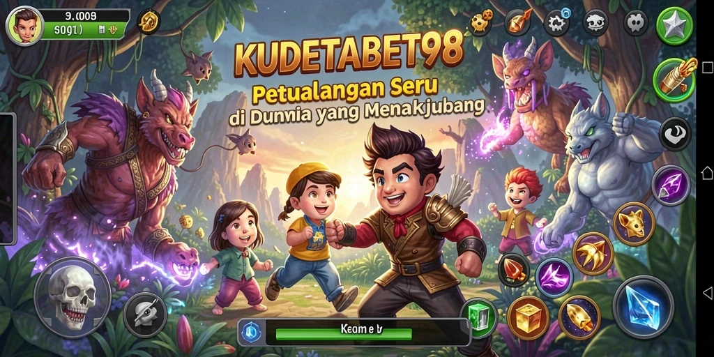 Screenshot gameplay KUDETABET98 yang penuh aksi dan petualangan.
