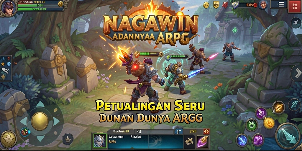 Tampilkan gameplay mendebarkan dari petualangan NAGAWIN.