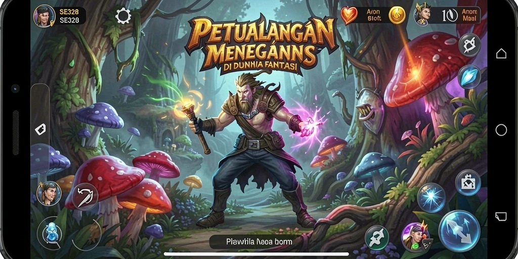 Tampilan gameplay SE328 menunjukkan aksi petualangan yang mendebarkan.