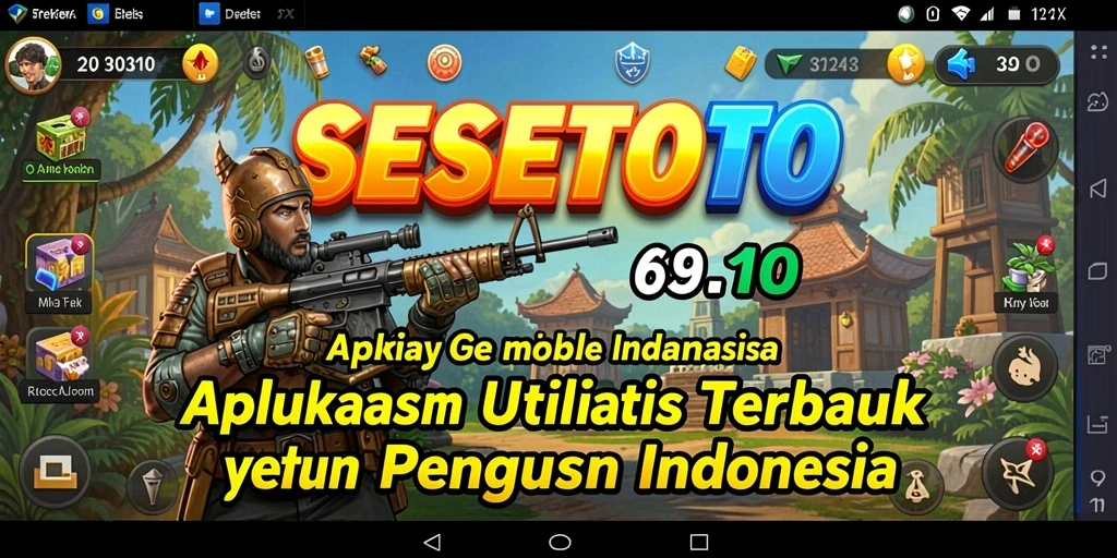 Tampilan antarmuka SESETOTO yang menarik dan fungsional.