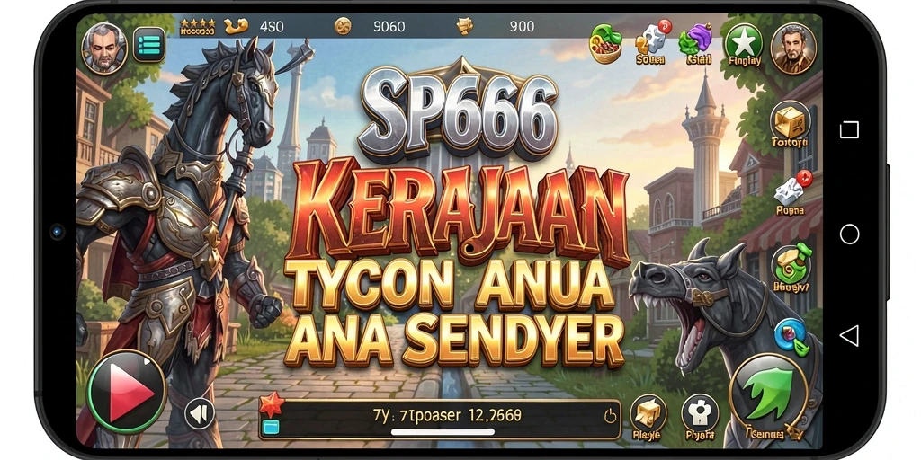 Screenshot gameplay SP666 menampilkan aksi pembangunan bisnis Tycoon.